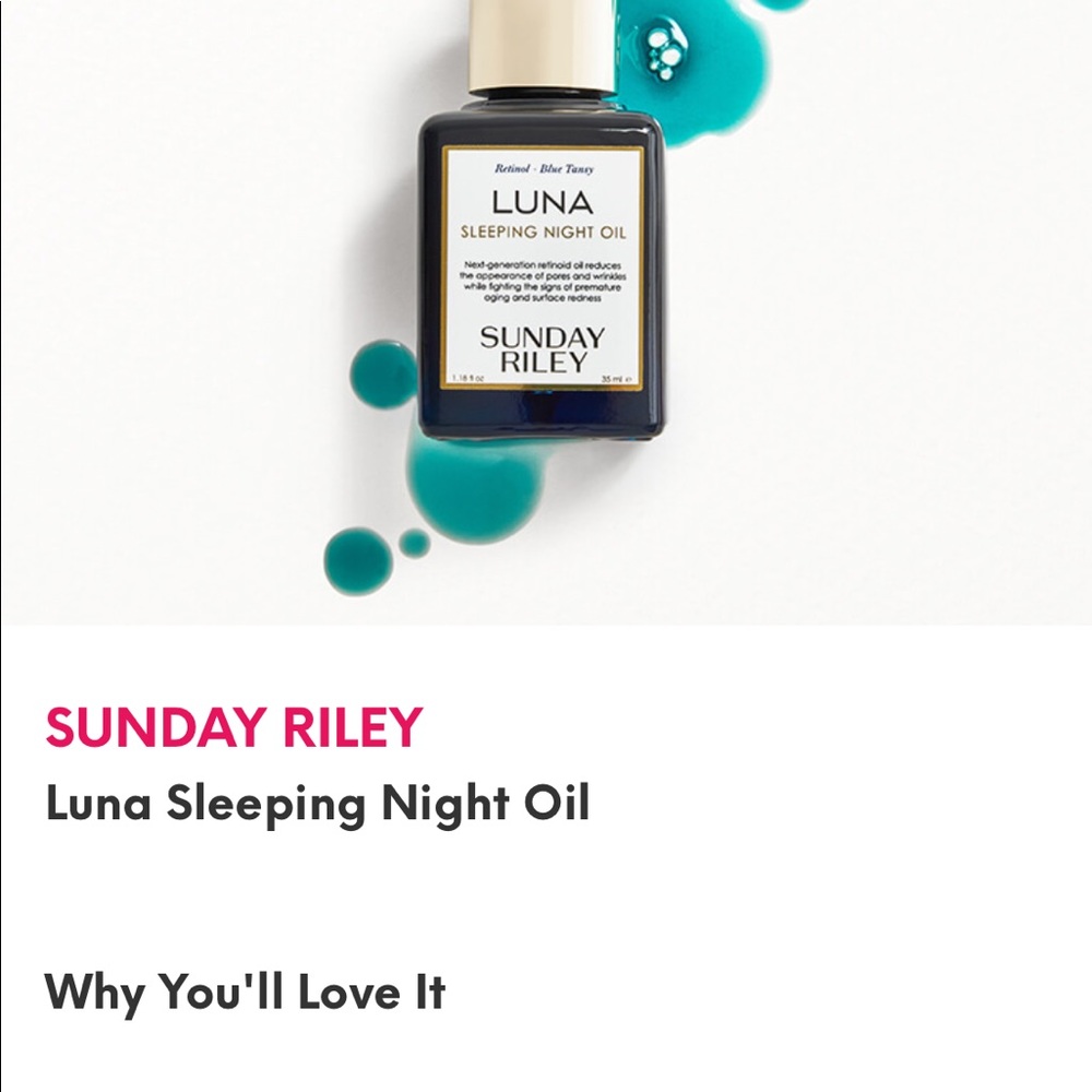 Sunday Riley Luna sleeping oil